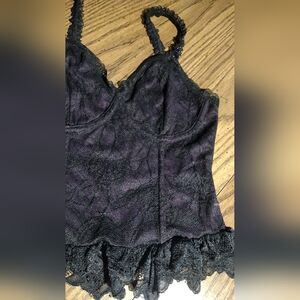 NWOT Spiderweb Lace Bustier Top